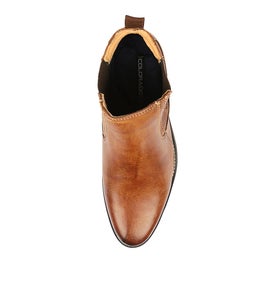 C MILLS TAN LEATHER