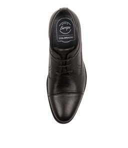 DUANE CF BLACK LEATHER