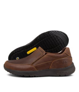 STEEL CF DARK BROWN CRAZYHORSE LEATHER