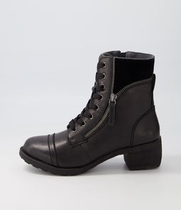 DURANGO CF BLACK LEATHER SUEDE