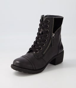DURANGO CF BLACK LEATHER SUEDE