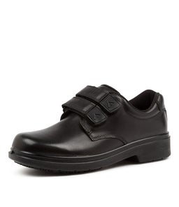 ROAR JNR ADJ E CF BLACK LEATHER