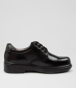 REACT JNR E HALF CF BLACK LEATHER