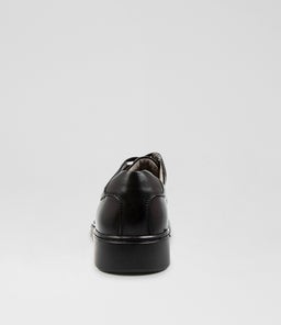 REACT JNR E HALF CF BLACK LEATHER