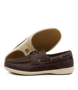 ASKIT CF CHOC TUMBLE LEATHER