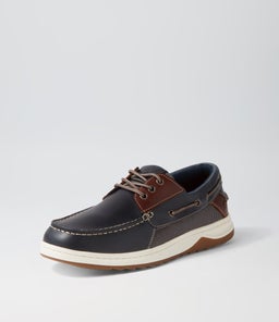 GULL CF NAVY PULL UP LEATHER