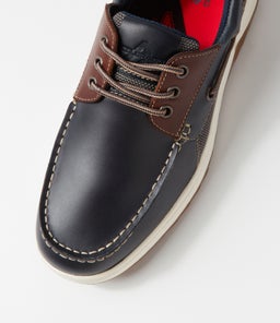 GULL CF NAVY PULL UP LEATHER