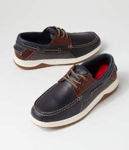 GULL CF NAVY PULL UP LEATHER