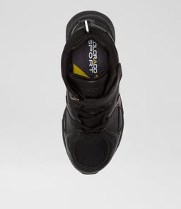 TEMPO JNR ZIP CF BLACK LEATHER
