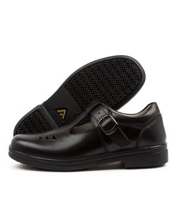 SPIRE JNR CF BLACK LEATHER