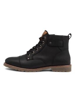 BRONX CF BLACK CRAZYHORSE LEATHER