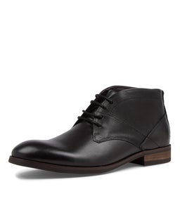 STELVIO CF BLACK LEATHER