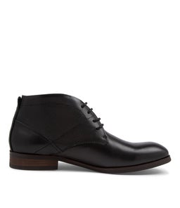 STELVIO CF BLACK LEATHER