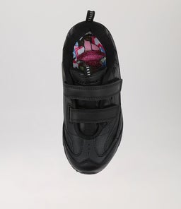 SAGE JNR E ADJ LOL CF BLACK LEATHER