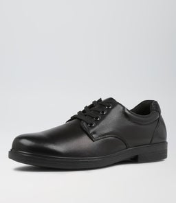 DAZE SNR E LACE CF BLACK LEATHER