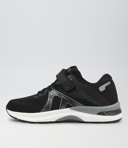 COMPETE JNR ADJ CF BLACK WHITE MESH