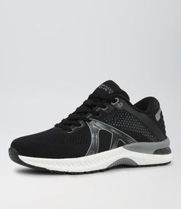 COMPETE JNR LACE CF BLACK WHITE MESH