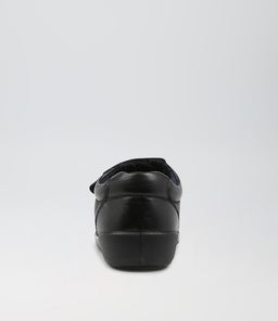 KENNY JNR ADJ E SB CF BLACK LEATHER