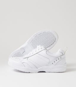 HYPE SNR E LACE CF WHITE LEATHER