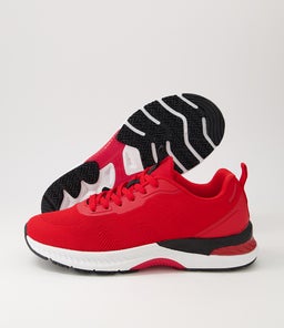 CURLS CF RED RECYCLED KNIT