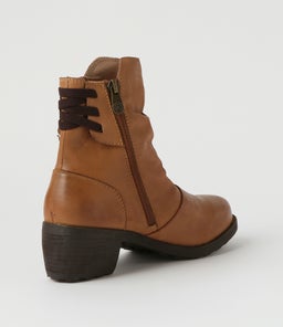 DANIA CF DK TAN LEATHER