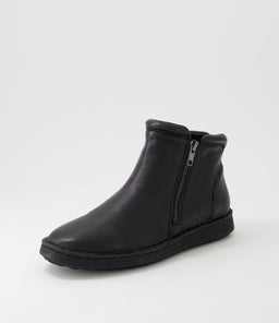DEEKA CF BLACK BLACK SOLE LEATHER