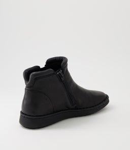 DEEKA CF BLACK BLACK SOLE LEATHER