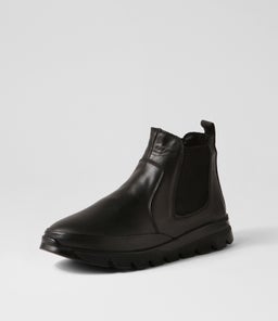 ALIZA CF BLACK LEATHER
