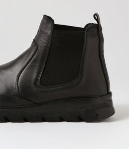 ALIZA CF BLACK LEATHER