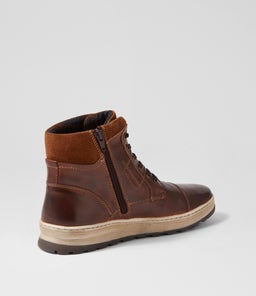 PRESTIGE CF COGNAC PULL UP LEATHER
