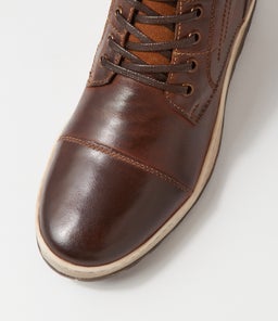 PRESTIGE CF COGNAC PULL UP LEATHER