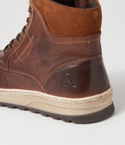 PRESTIGE CF COGNAC PULL UP LEATHER