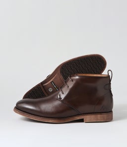 SEAL CF DARK BROWN PULL UP LEATHER