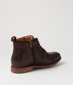 SCOLD CF DARK BROWN PULL UP LEATHER
