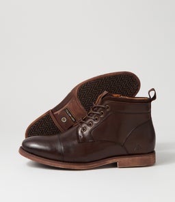 SCOLD CF DARK BROWN PULL UP LEATHER