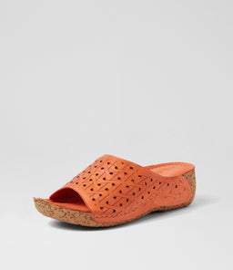 FELICO CF ORANGE LEATHER
