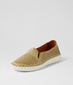 ALOA CF KHAKI LEATHER