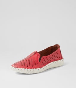 ALOA CF RED LEATHER