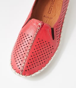 ALOA CF RED LEATHER