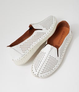 ALOA CF WHITE LEATHER
