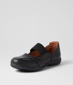 GIDDI CF BLACK WASHED LEATHER