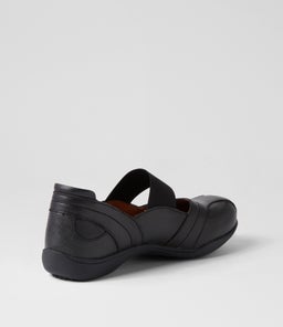 GIDDI CF BLACK WASHED LEATHER