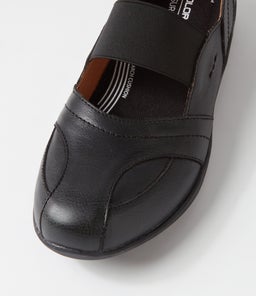 GIDDI CF BLACK WASHED LEATHER
