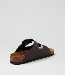 KIRAH CF BLACK LEATHER