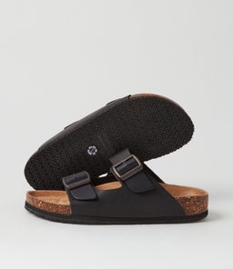 KIRAH CF BLACK LEATHER