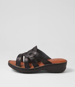OILA CF BLACK LEATHER
