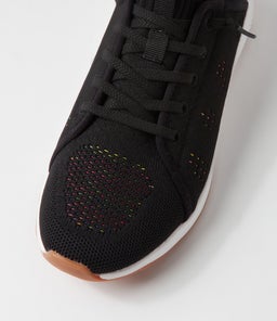 CONTENT CF BLACK RECYCLED KNIT