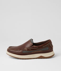 GULLY CF DARK BROWN PULL UP LEATHER