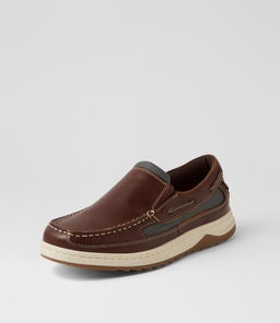 GULLY CF DARK BROWN PULL UP LEATHER