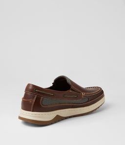 GULLY CF DARK BROWN PULL UP LEATHER